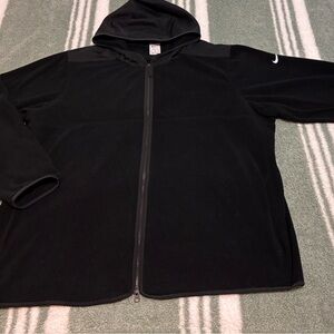 3XL Nike Men's Fleece Black Performance Jacket